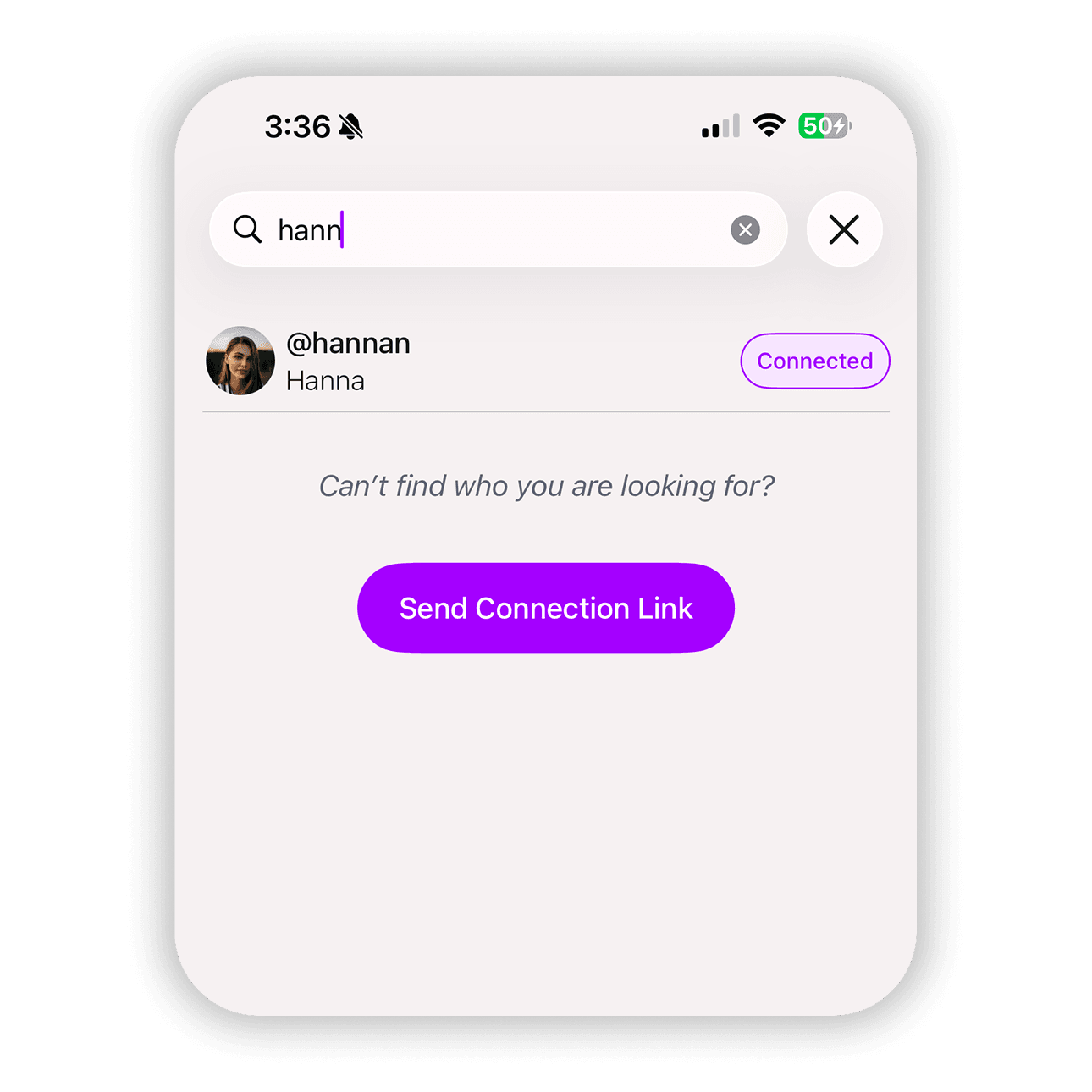 Connect with someone privately