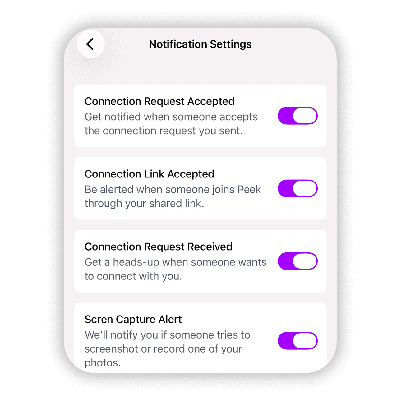 Manage notification preferences